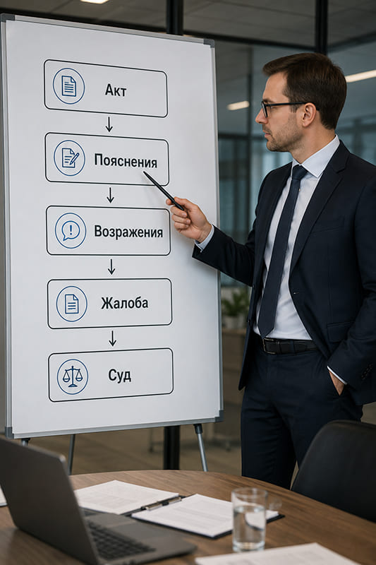 Алгоритм действий при отказе в вычете НДС